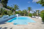 der 12m mal 6m große Pool der Villa Aurelia an der Cote d Azur in Südfrankreich