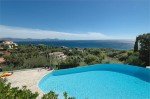 Villa Ligurienne Ferienhaus in Les Issambres Côte d’Azur Südfrankreich-Pool und Ausblick Meer