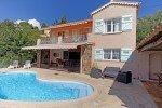 Pool, Haus und überdachte Terrasse Ferienhaus Triton G in Les Issambres an der Cote d Azur